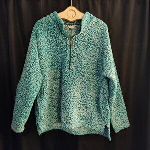 Time and Tru Women’s Quarter Zip Fleece Pullover Size 1X